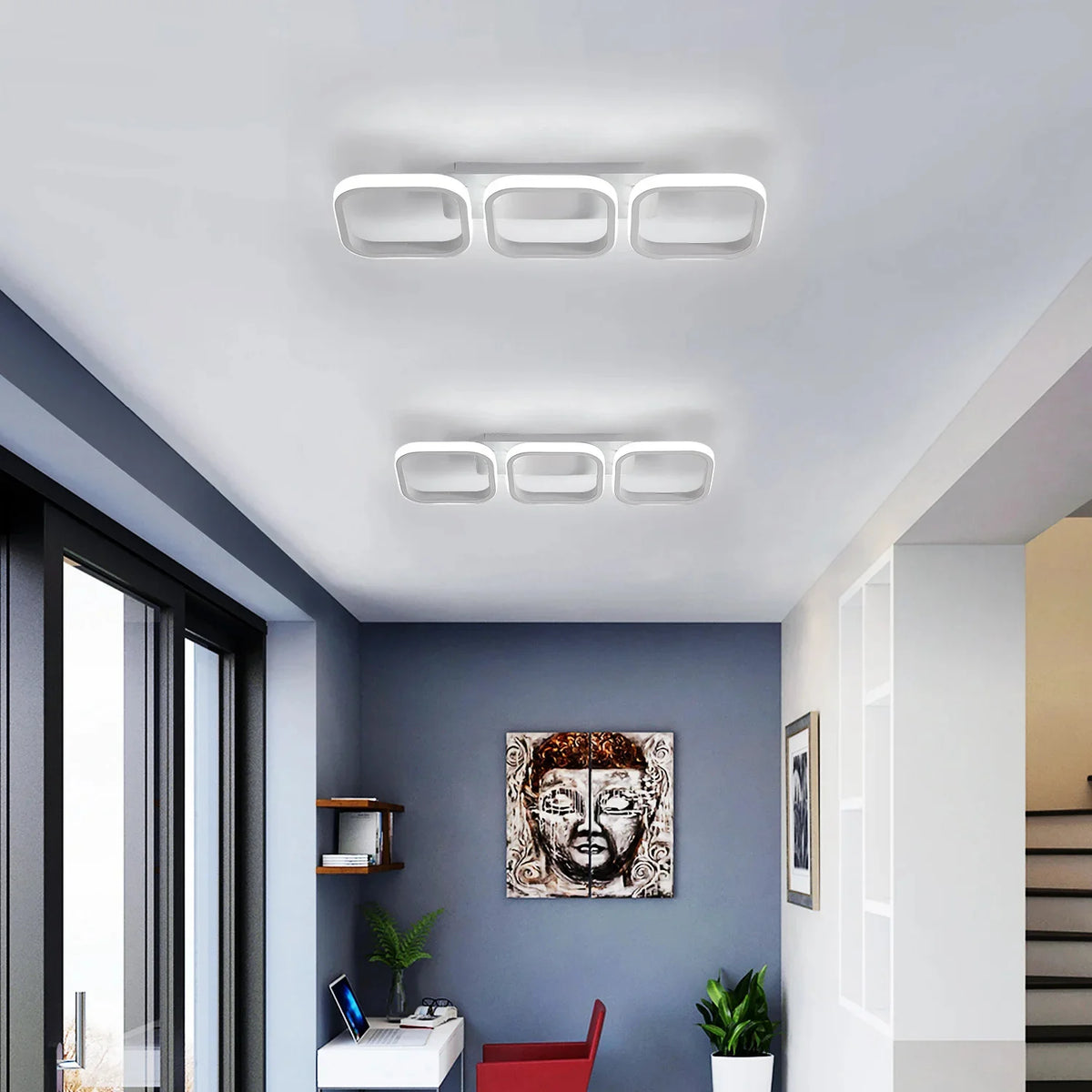 Modern LED Ceiling Lights Corridor Light Home Lighting Led Surface Mounted for Bedroom Living Room Corridor Light 3-color Vue