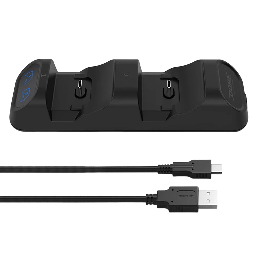 For Switch Pro Charging Dock Controller Dock Station Holder Controller Charger Dock for PS5/Xbox Series S/X Controller Charging Vue black