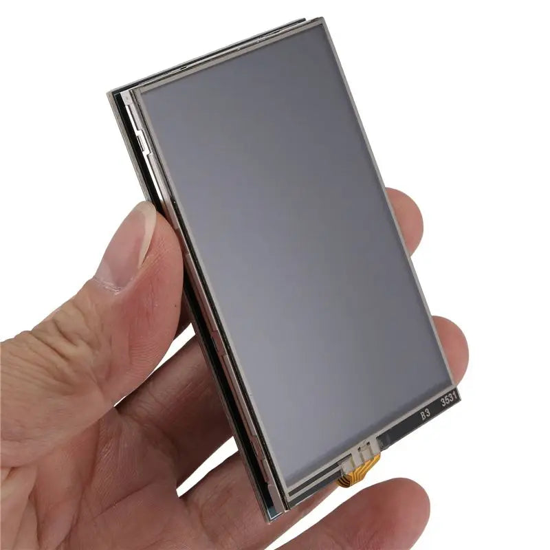 Hot-3.5 Inch Tft Lcd Contact Screen 320X480 Resolution Abs Case + Touchpen For Raspberry Pi 4 B Vue