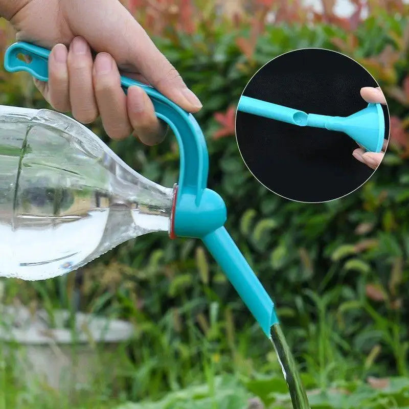 Long-spouted Watering Can with Integrated Spray Bottle for Efficient Plant Watering Vue