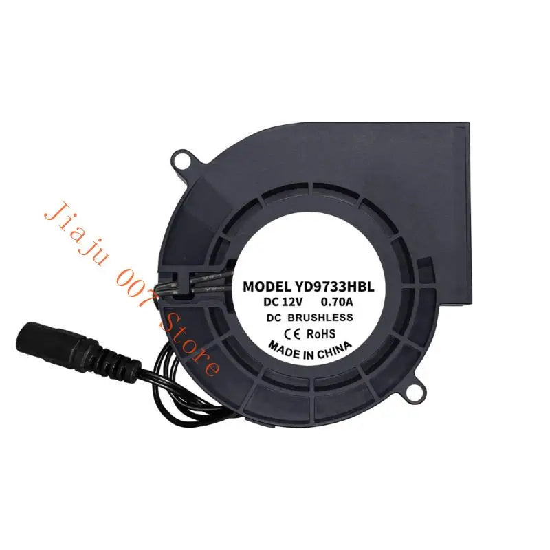 DC 12V Brushless Blower Fan 97mm 5200RPM BBQ Grill Centrifugal Centrifugal Blower Fan Vue