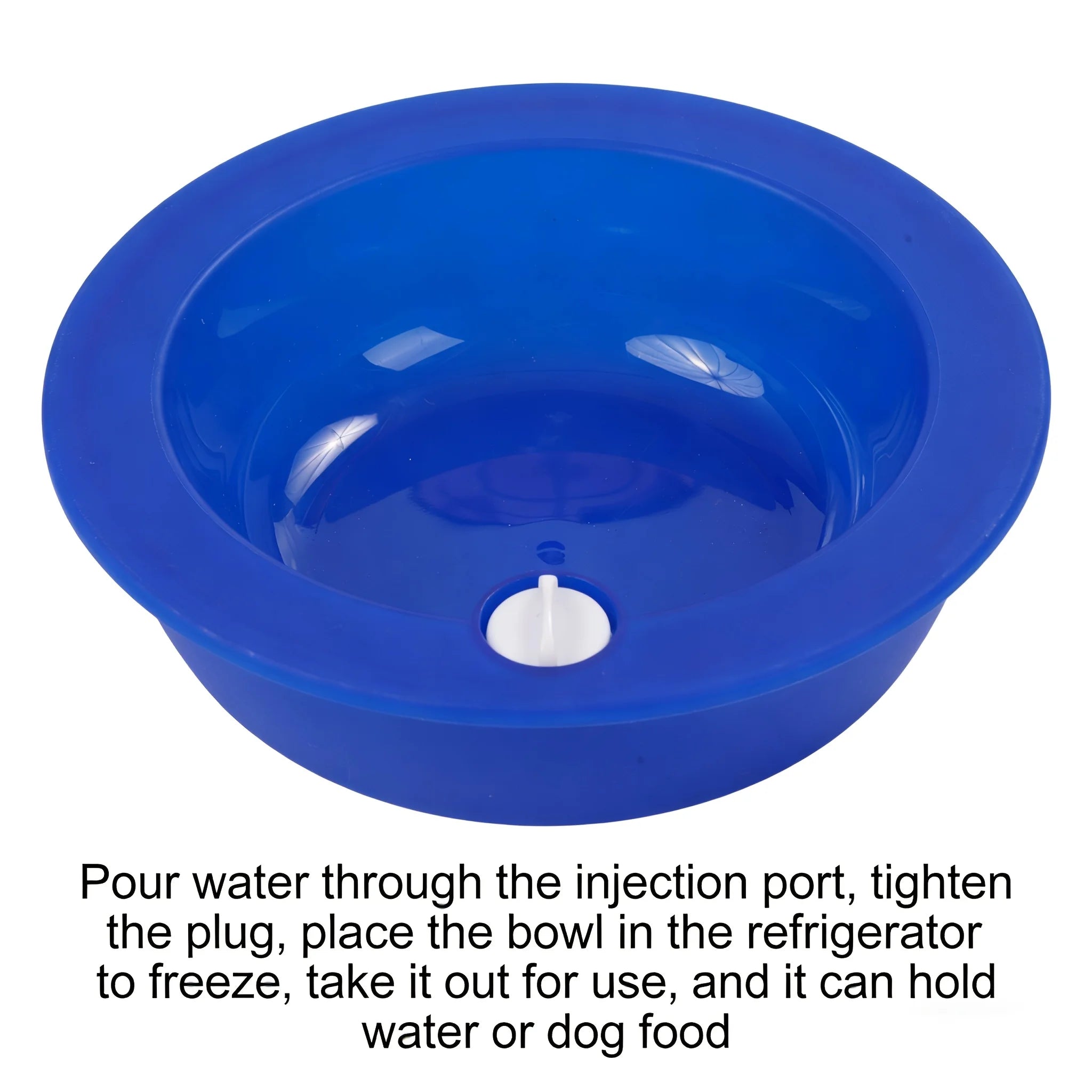 Pet Ice Bowl Cold Feeder Fill Freeze Long-lasting Cool Perfect Cats