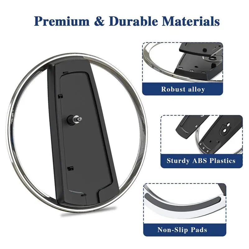 Hot-Slim Vertical Stand For PS5 Secure, Stylish Base For Playstation 5 Disc And Digital Models Vue