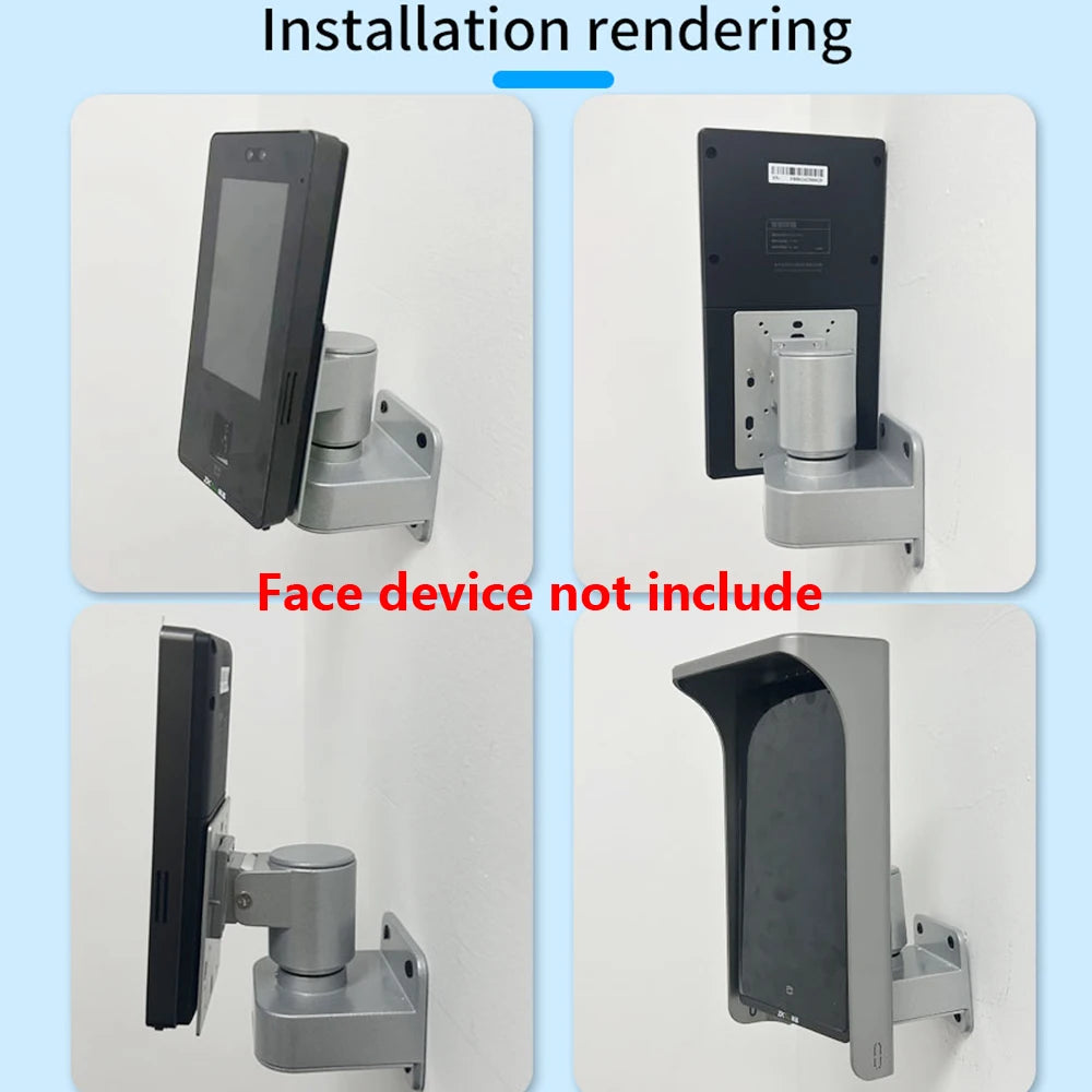 Aluminum Alloy Wall Mounted Universal Multi directional Steering Bracket for Facial Recognition Devices Adjustment Multi-Angle Vue