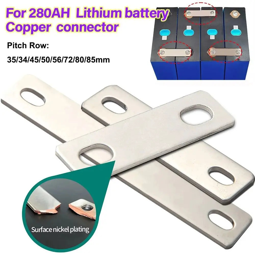 Bus Bars Connector Red Copper Nickel Plate Pitch Row 35 34 45 50 56
