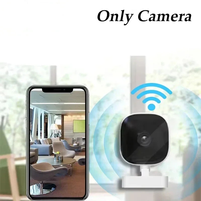 Lenovo HD 4K Mini Security Camera Ip65 Waterproof Full Color Night Vision Motion 2 Way Audio Wifi Monitor Indoor Outdoor Vue
