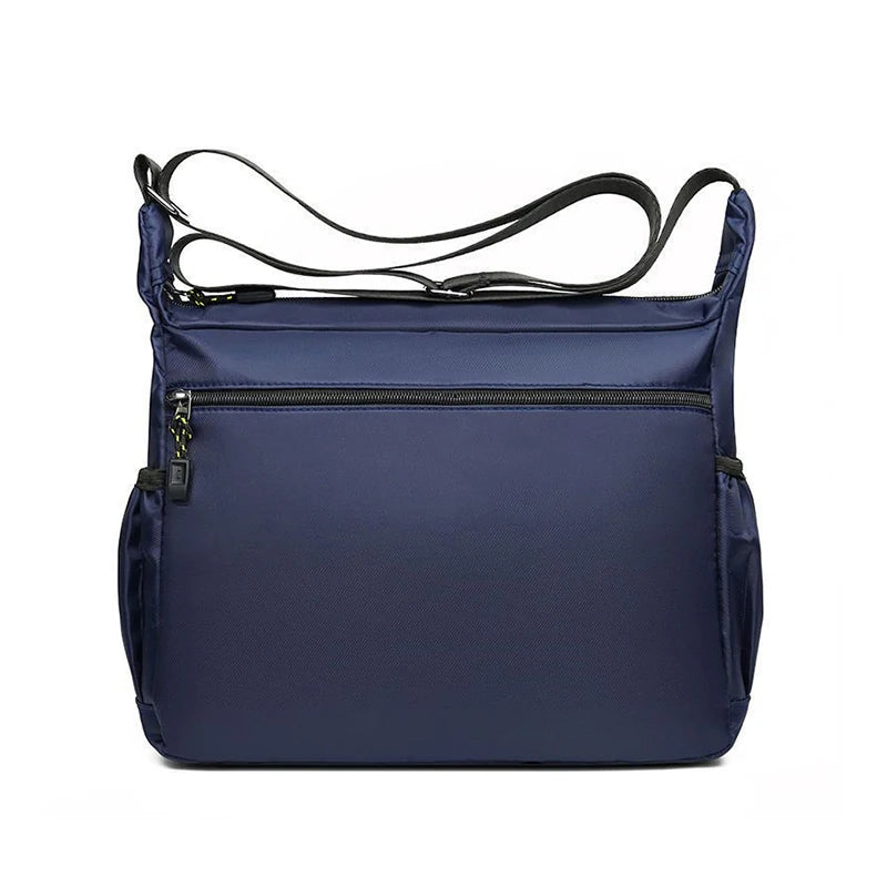 Men's Cross-body Bag Multi-layered Pockets Adjustable Shoulder Strap