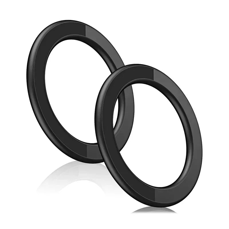 Universal Strong Magnet Phone Stand Holder for Magsafe iPhone 12/13/14/15/16/17 iPad Car Wall Use Ring Holder Tablet Stand Vue 2PCS Black