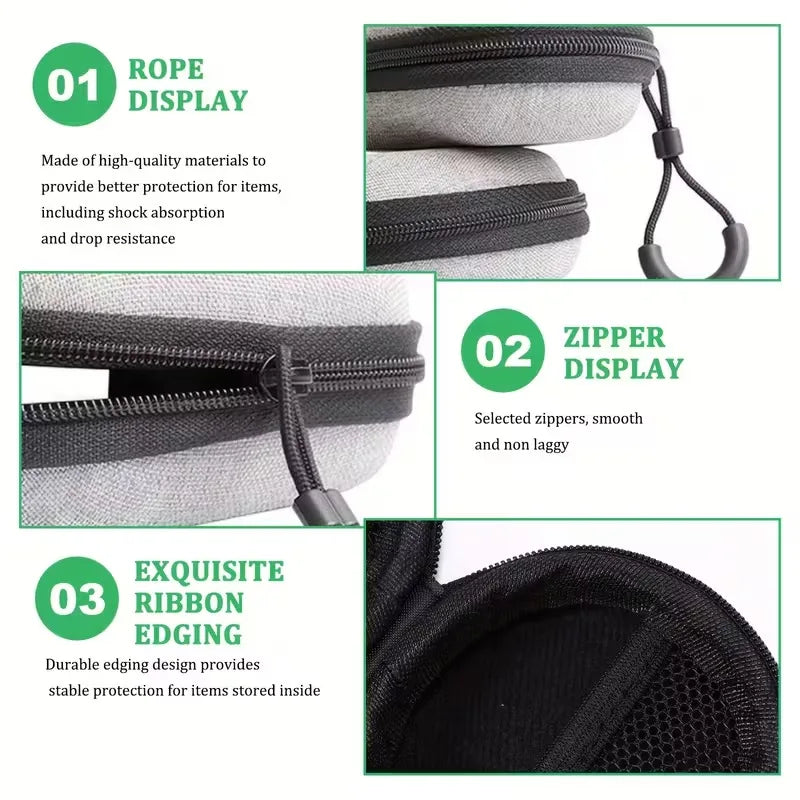 1-7pcs Shockproof Electronic Gadget Organizer Bag for Headphone Charger Cable Power Bank Portable Travel Storage Pouch Vue