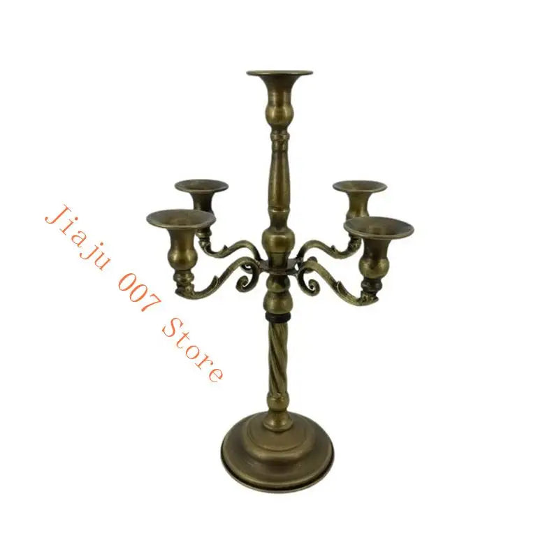 5-Arm Candelabra Taper Candle Holder Stand | Wedding Centerpiece Candelabra Candle Holder Vue 45cm CN