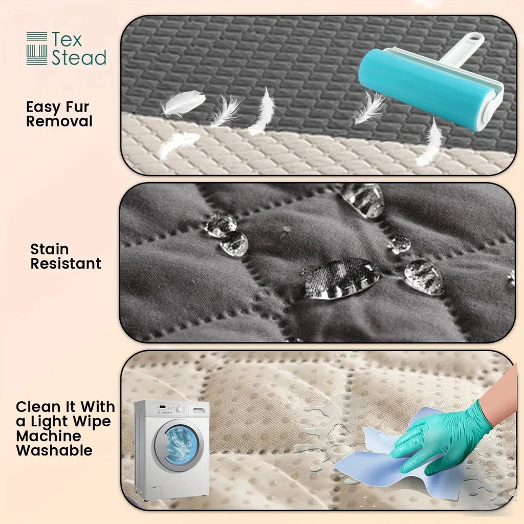 Anti Leaking & Non-Slip Dog Bed Cover,Pet Blanket Sofa Pet Bed Mat,Mattress Protectors Car,Furniture Couch Cover for Cats Dogs Vue