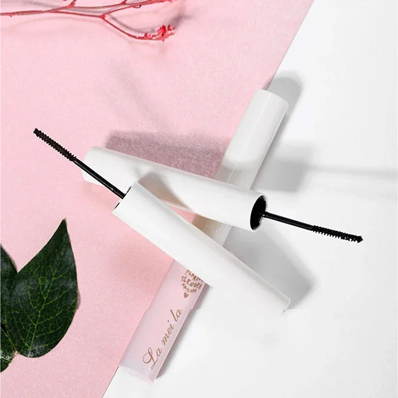 1 Pcs Curling Mascara Ultra-fine Small Brush Head Mascara Slim And Thick Curling Anti-sweat Non-smudge Curling Mascara Comestics Vue