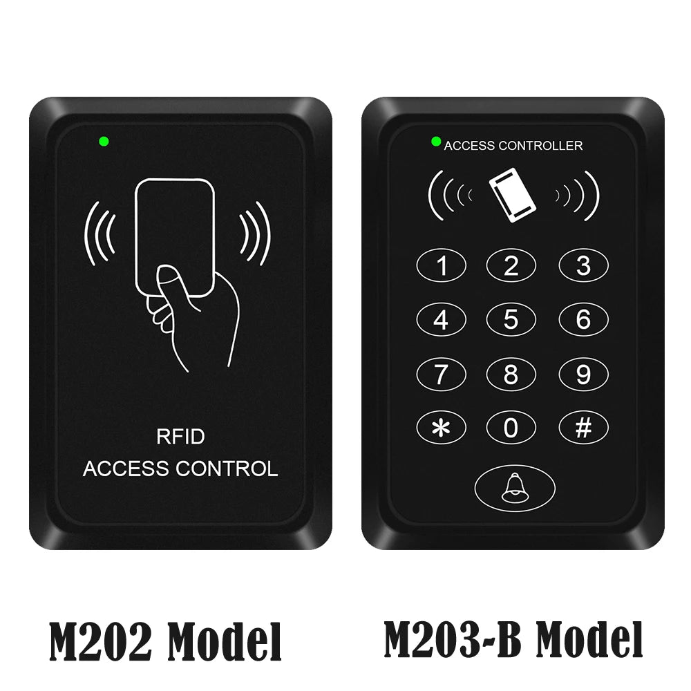 Digital Panel Access Controller Electronic Door Lock with 125Khz RFID Card Reader Password Keypad Access Control for 1500 Users Vue