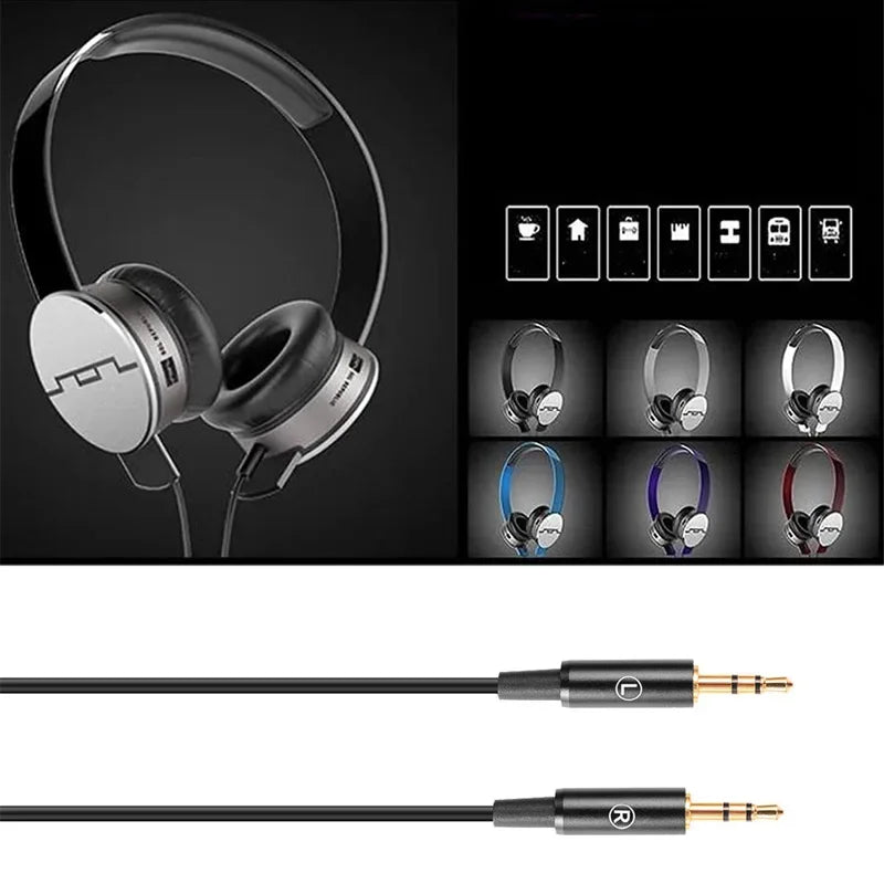 Replacement Cable for Sol Republic Master Tracks HD V8 V10 V12 X3 3.5mm to 2.5mm Audio Wire with Mic for iPhone Mi Headphone Vue