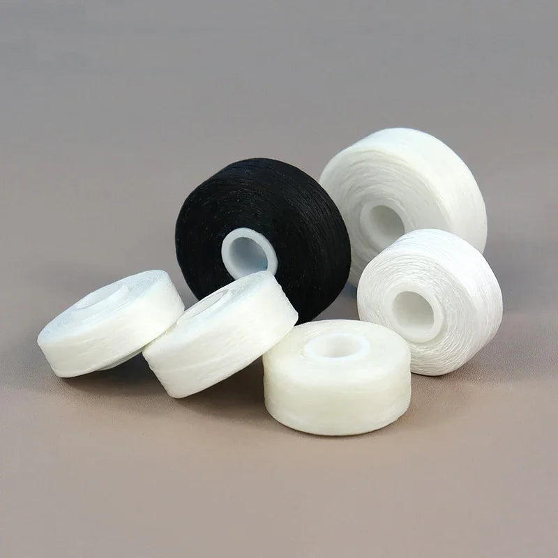 5Rolls Dental Flosser Built-in Spool Wax Mint Flavored Nylon Thread Polyester Thread Multiple Materials Replacement Flat Wire Vue
