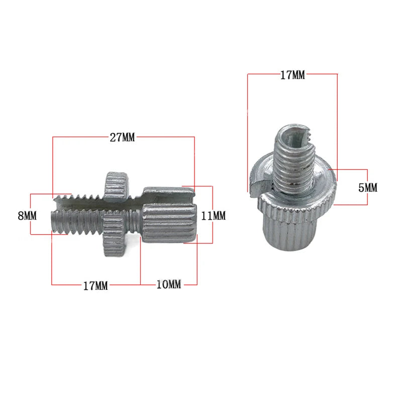 2Pcs M8 Clutch Brake Cable Adjuster Screw 30mm Regulating Bolt For Motorcycle Bicycle Vue