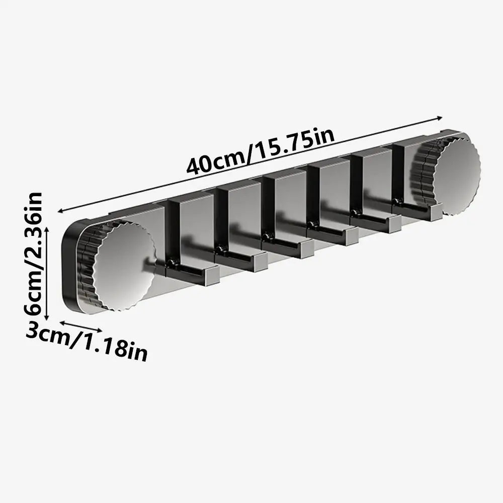 Space-Saving Suction Cup Door Hook Strong Vacuum Suction Foldable Hook Wall-Mounted Clothes Hanger Removable 6 Hooks Vue
