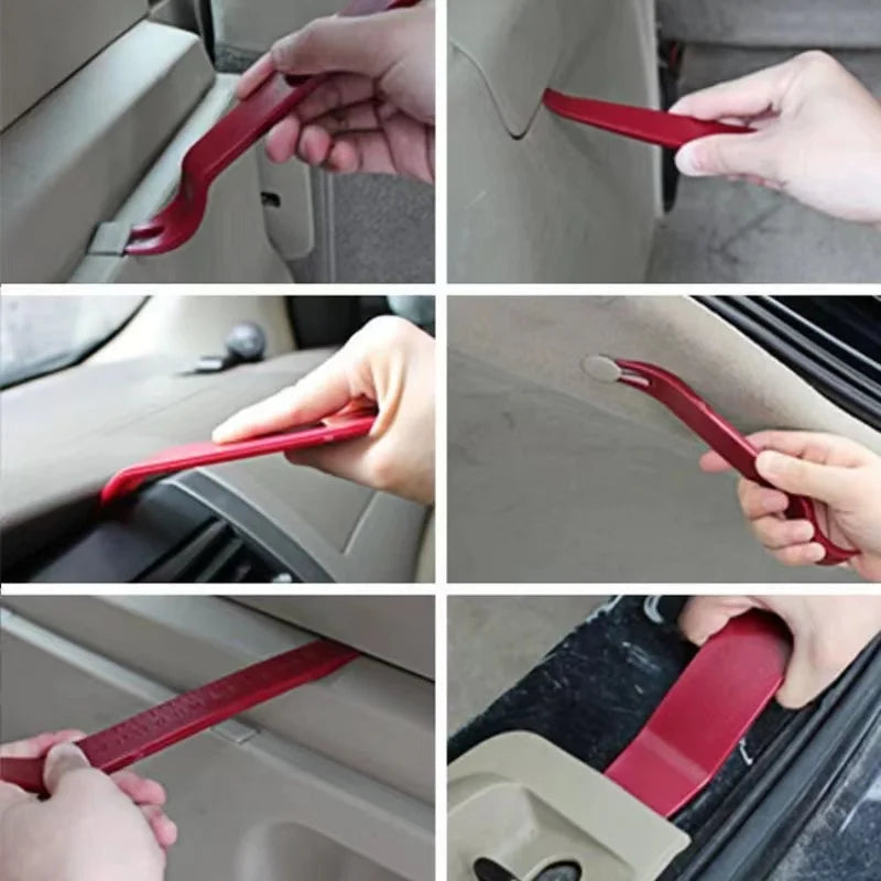 Auto Door Clip Panel Trim Removal Tools Kits Navigation Blades Disassembly Plastic Car Interior Seesaw Conversion Repairing Tool Vue