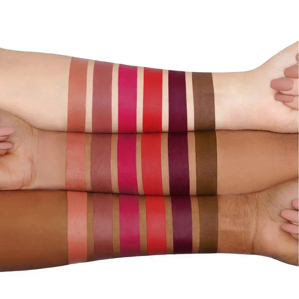 HANDAIYAN Gift 6PC/Set Matte Velvet Lip Gloss Waterproof Long-lasting Liquid Lipstick Cosmetic Beauty Keep 24 Hours Makeup Vue