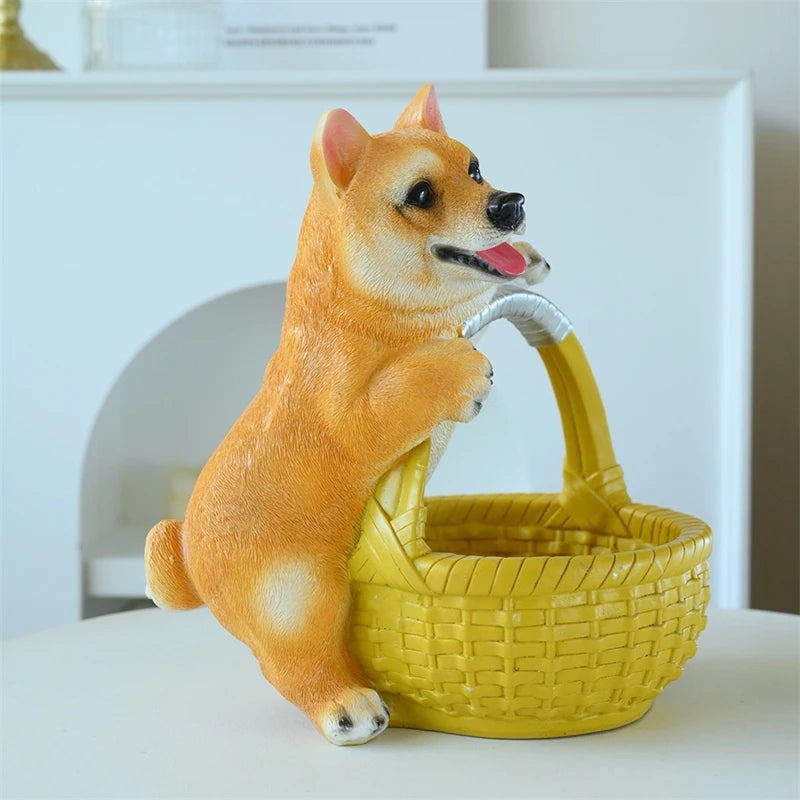 Dog Key Holder Creative Ceramic Cute Organizer For Home Entryway Foyer Living Room Tv Cabinet Decor Housewarming Gift For Women Vue