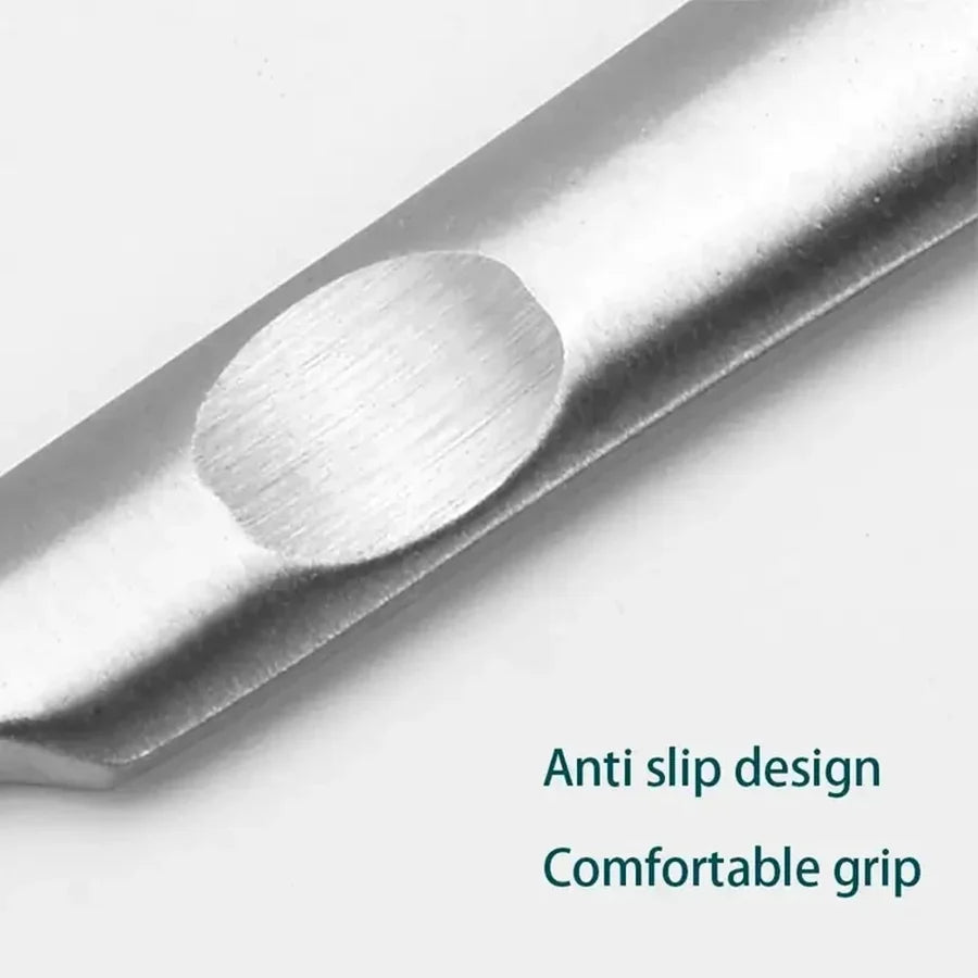 1PC Cuticle Pusher Professional Stainless Steel Nail Cuticle Remover Callus Dead Skin Fork Nail Manicure Pedicure Tools Vue