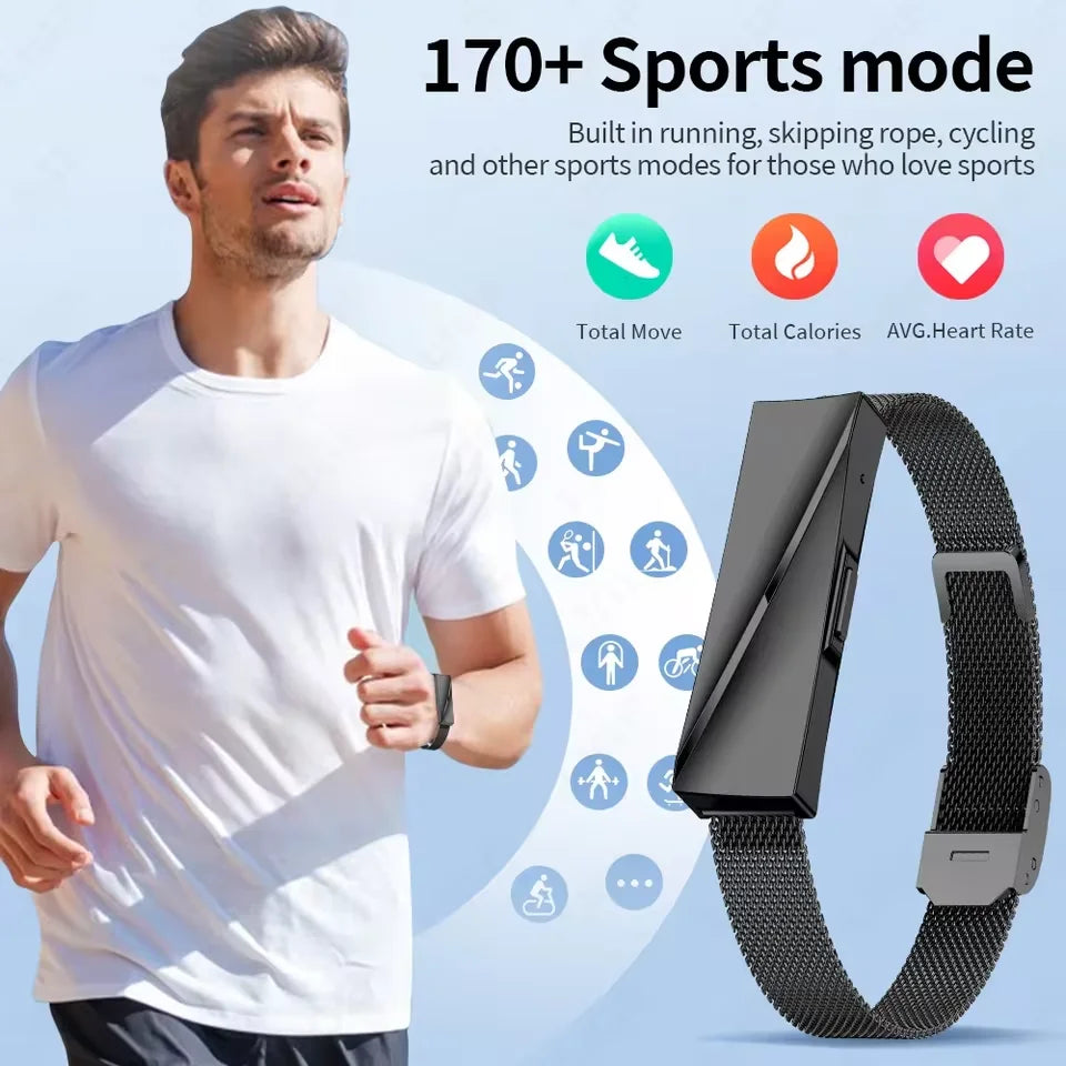 Call Reminder Smartwatch Band for Men Women Sports Fitness Tracker Smart Bracelet Heart Rate Blood Oxygen Monitor Pedometer Vue