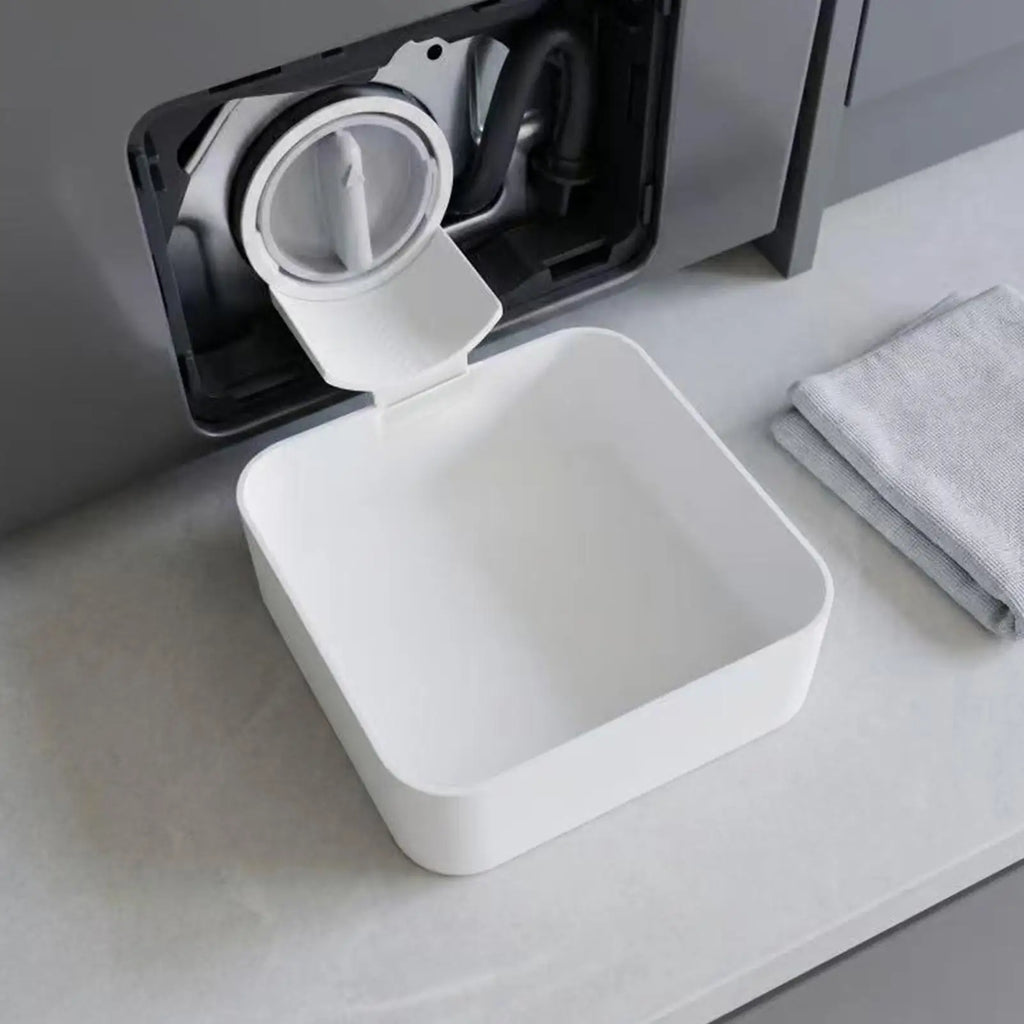 Home Washing Machine Drain Pan Leak-Proof Front Load Washer Drip Tray Easy Install Water Catch Tray for Basement Apartment Vue