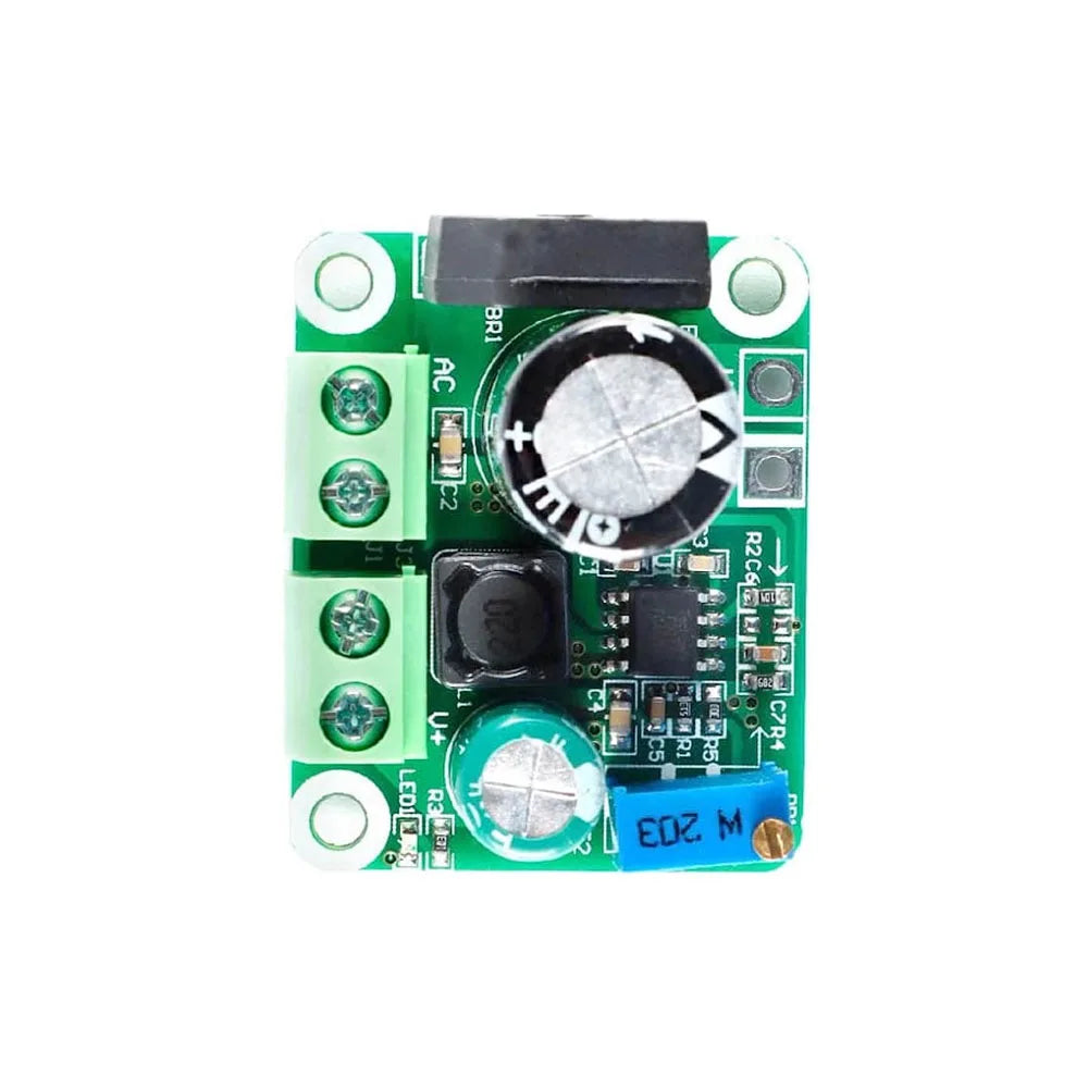 AC-DC Buck Power Supply Module Step-down Converter Adjustable 2A AC 5-20V DC 5-32V to 3.3-18V Regulated with Rectifier Filter Vue