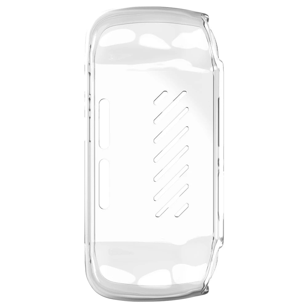 Hot-TPU Soft Shell Protective Case For ANBERNIC RG 406H Handheld Game Console, Anti-Drop And Wear-Resistant, Transparent White Vue