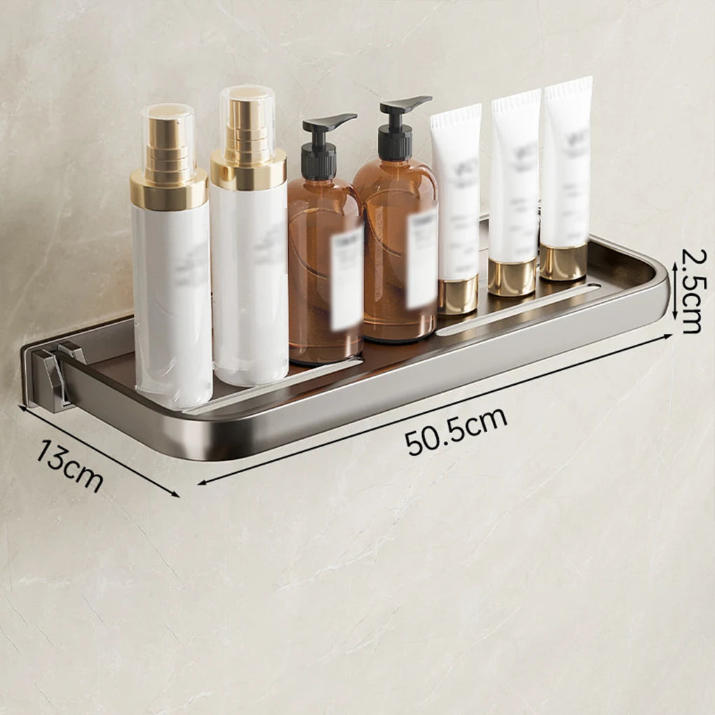 RV Foldable Aluminum Wall Shelf – Space-Saving Floating Rack Foldable Wall Shelf Vue