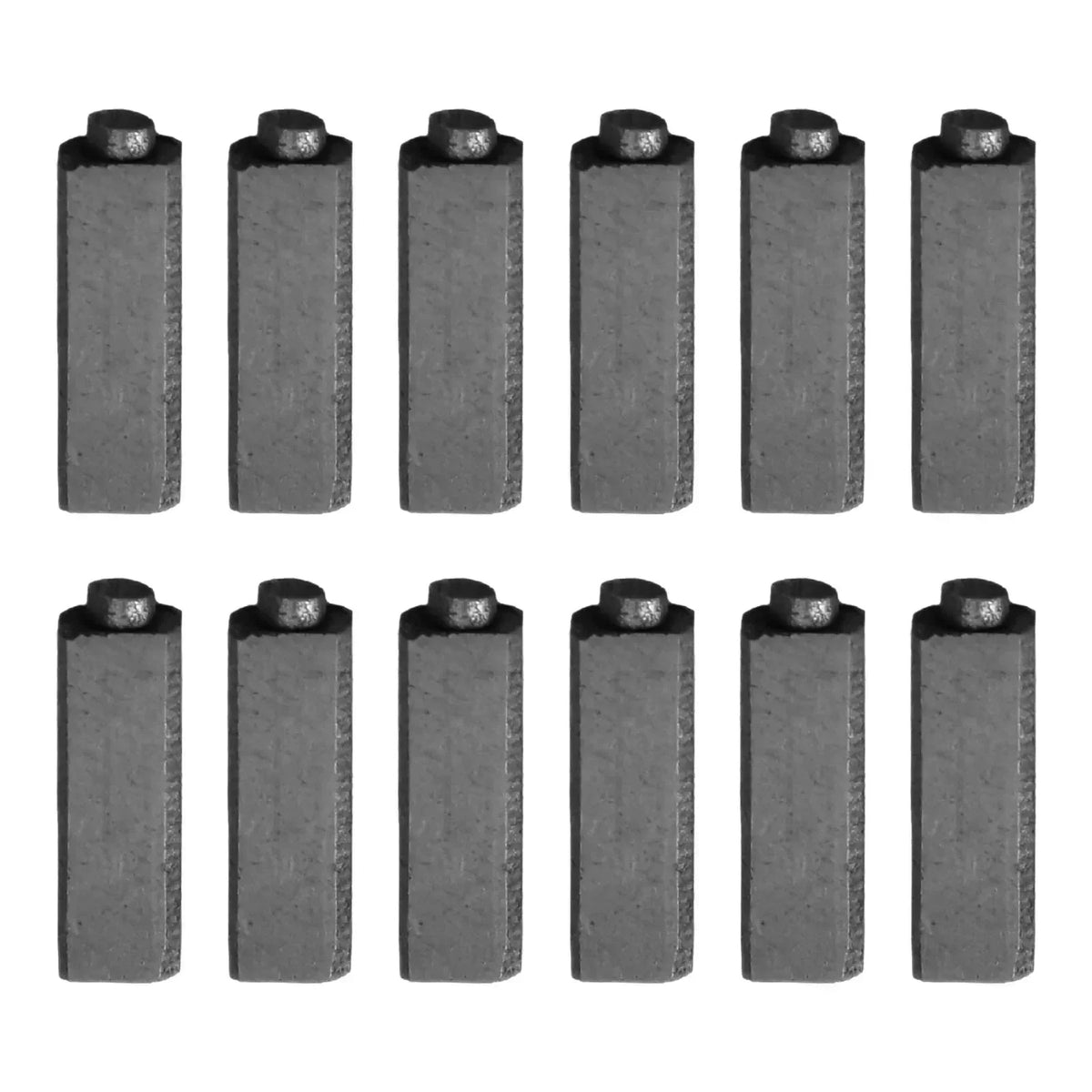 12pcs Carbon Brushes for Hair Dryer & Motors 4x5.5x17mm Carbon Brush Set Vue