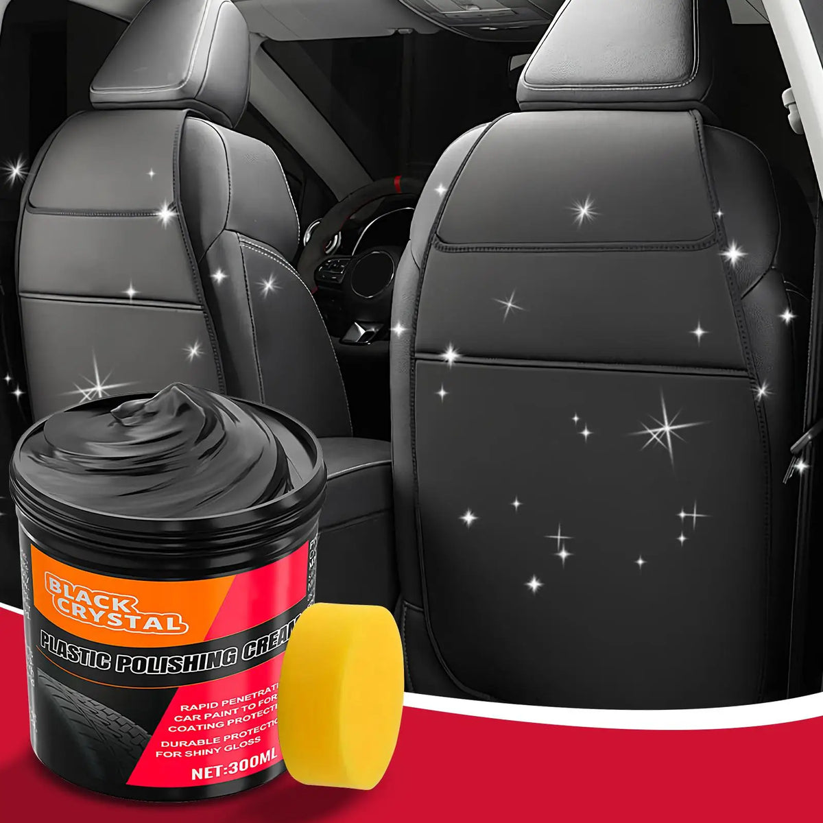 300g Repair Polishing Wax Car Leather Maintenance Wax Paste Cleaner for Minor Scratch Repair Plating Parts Metal Detailing Vue
