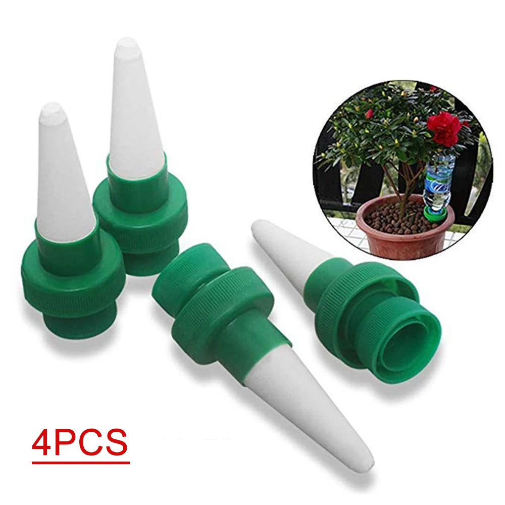 4pcs Plant Watering Devices Automatic Irrigation Plant Self Watering Spikes Garden Stakes for Potted Plants Flower Vacation Vue