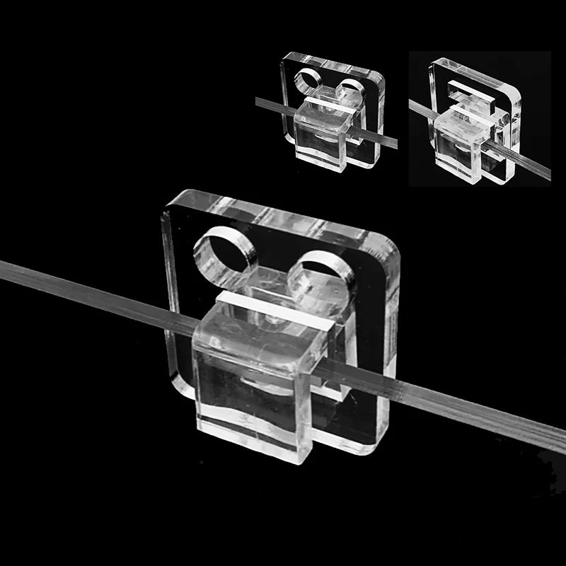 Acrylic Fish Tank Wall Fixture Buckle Inlet and Outlet Pipe Wall Mount Fixture Fish Tank Light Bracket Aquarium Accessories Vue