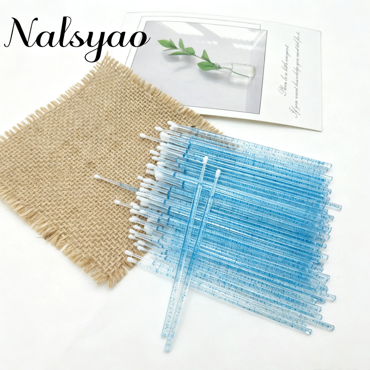 Wholesale 500pcs/lot Disposable Eyelash Applicator Micro Brushes for Lash Cleaning Brush Sticks Makeup Tools Extension Brushes, Vue