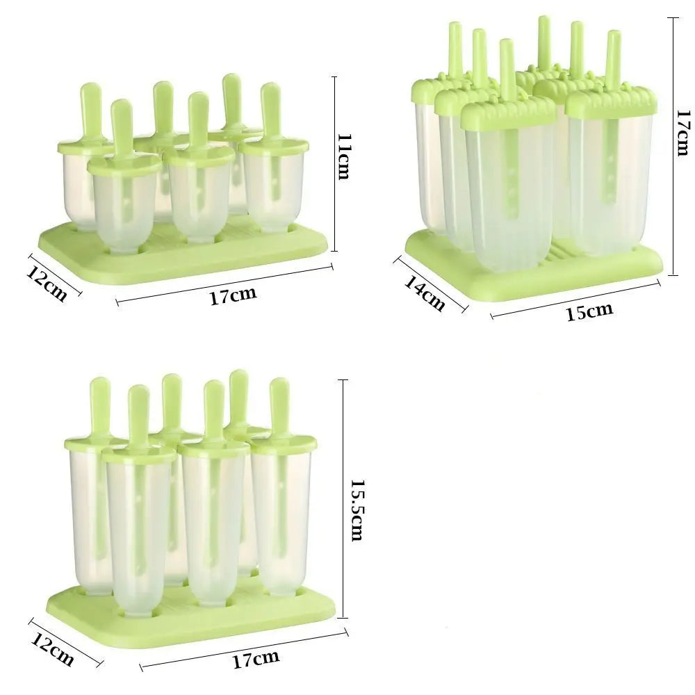 Reusable Ice Cream Molds Food Grade Plastic Easy Fall Off Popsicle