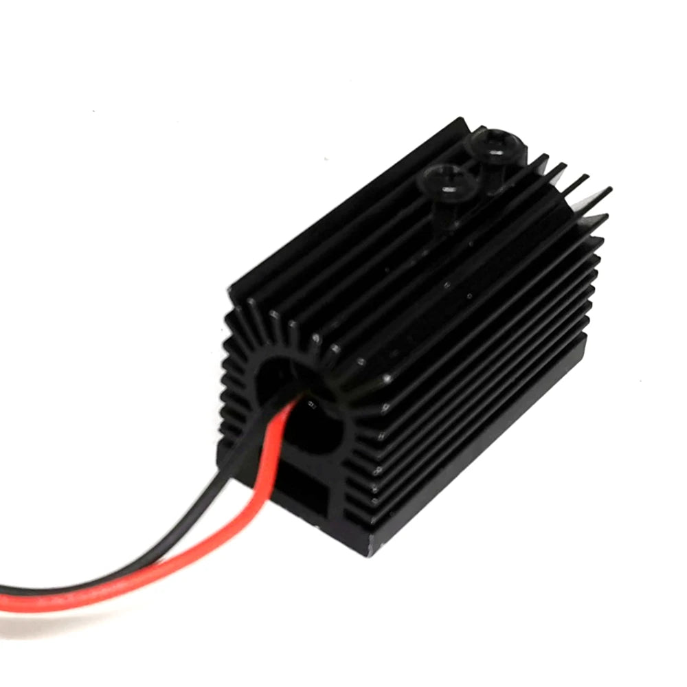 Industrial 532nm 50mW Green Laser Diode Module Focus Dot Lighting 3-5V With Heatsink Vue