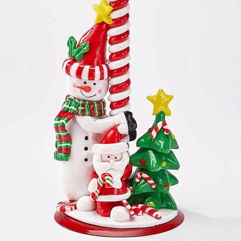 Wrought Iron Christmas Candelabra with PVC Detail | Indoor & Outdoor Iron Candelabra Vue