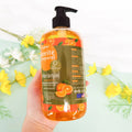 500ML Vitamin C AHA HYALURONIC& NICOTINAMIDE Face Serum Moisturizing Lightening Body Cream Vue 500ml Orange Oil