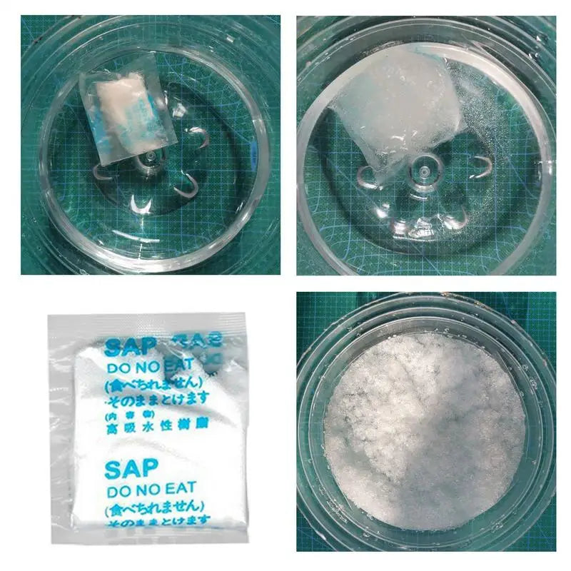 50pcs Poo and Urine Eco Absorbent Gel Camping Toilet PooPowder Portable Toilet Deodorizer Liquid Waste Gelling Tool for Camping Vue