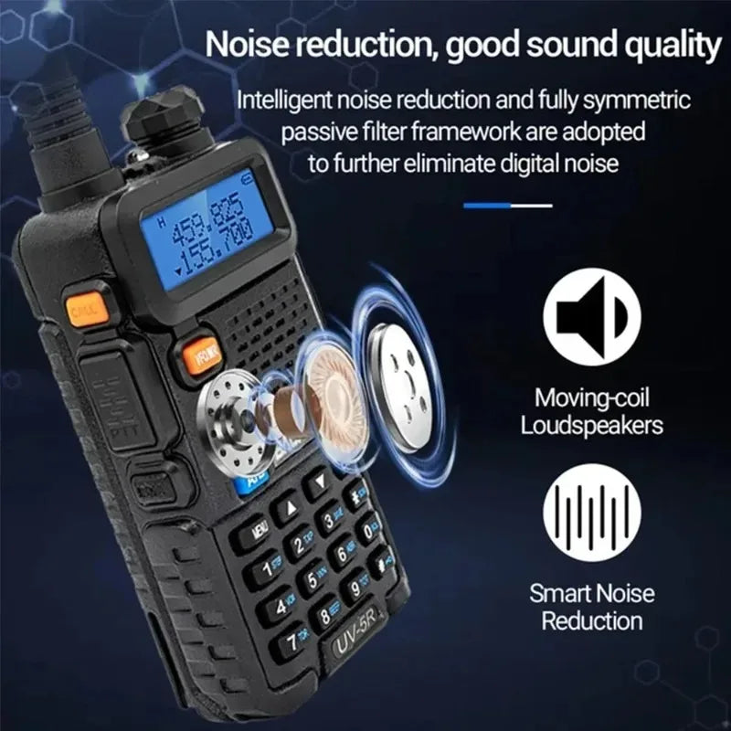 Baofeng UV-5R Radio Ham Radio Handheld UV5R Long Range Dual Band Rechargeable Two Way Radio Walkie Talkies for Hunting Camping Vue