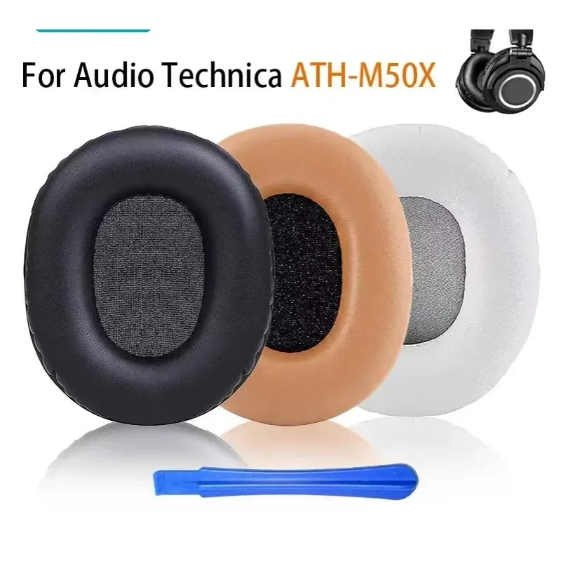 Replacement Ear Pads Cushions for Audio Technica ATH M70 M50X M50 MSR7 M40X M40 M30X 7506 Headset Earpads Cover Cups Vue
