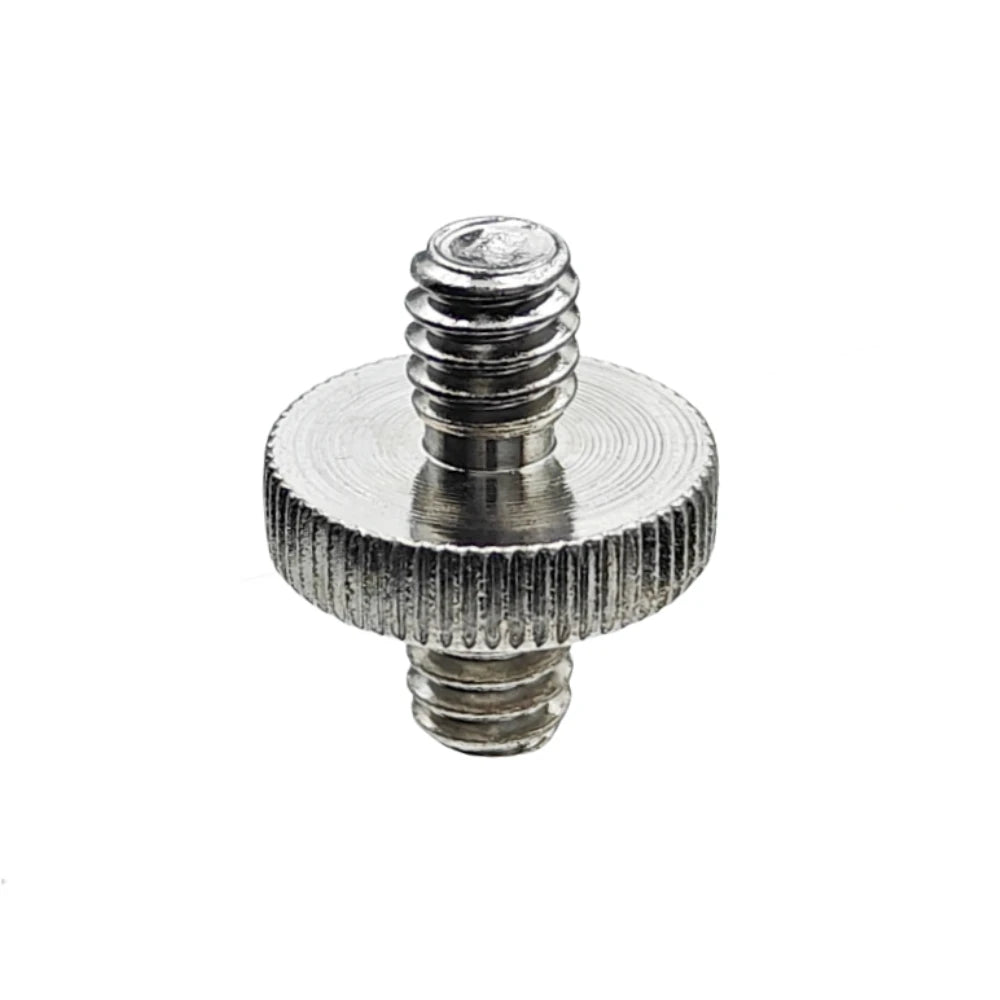 Metal Double Male 1/4 Inch Adapter Screw 1/4" Male to 1/4" Male Threaded Supports Tripod Stand Action Camera Accessories Vue