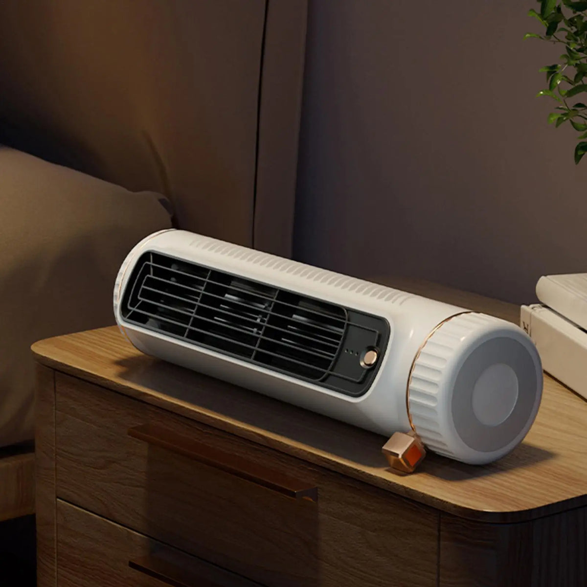 Best Portable Mini Tower Fan USB Rechargeable Bladeless 3 Speeds Cooling for Home Bedroom Office Dorm Study RV Sleep Vue