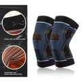 Four-Sided Elastic Knitted Pressurized Knee Pads Wholesale Elastic Protection Knee Sports Protection Vue S