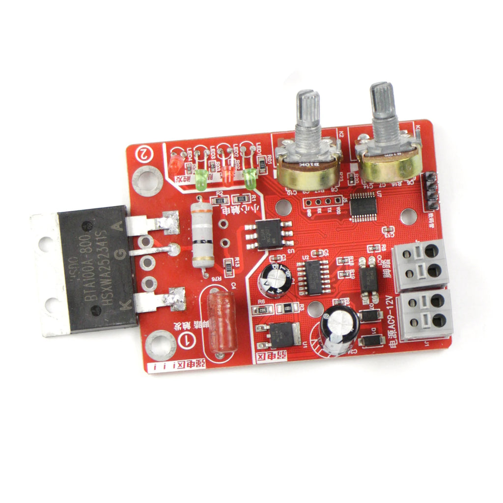 Spot Welding Machine Control Board Adjustable Time Current Spot Welder Control Board Digital Display DIY Battery Accessories Vue