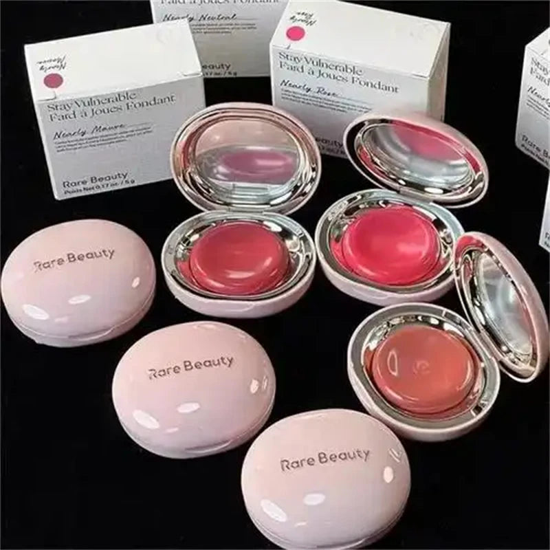 Fashion Rare Beauty Rose Neutral Mauve Blush Powder Portable Makeup Liquid Blush Moisturizing Dual-use Waterproof Glaze Smooth Vue