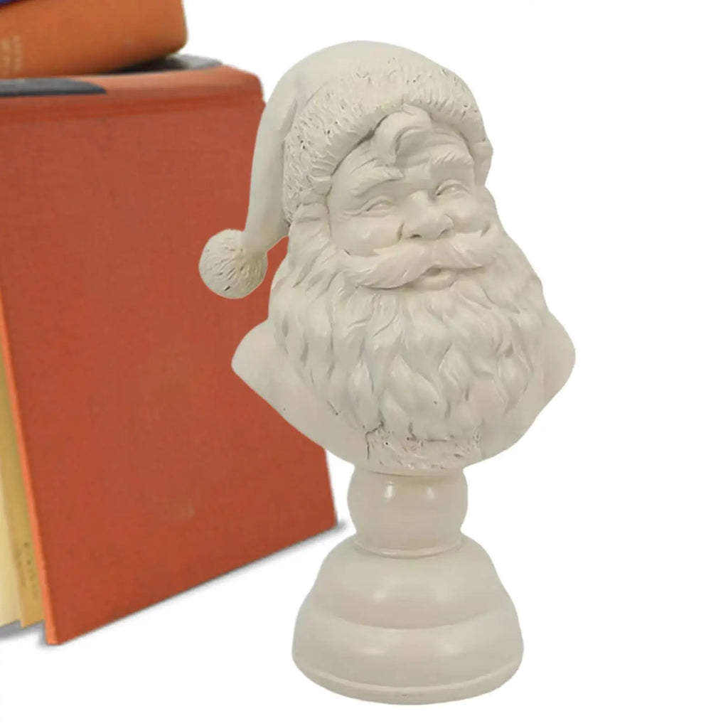 Santa Figures Decorations Resin Sculpture Collectibles Christmas Resin Statue for Dorm Living Room Bedroom Counter Party Winter Vue