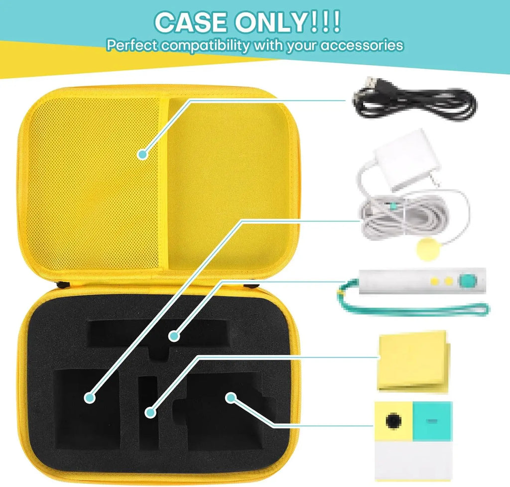 Travel Storage Case Compatible with Nex Playground Game System, For Indoor Family Game Console and Accessories Vue