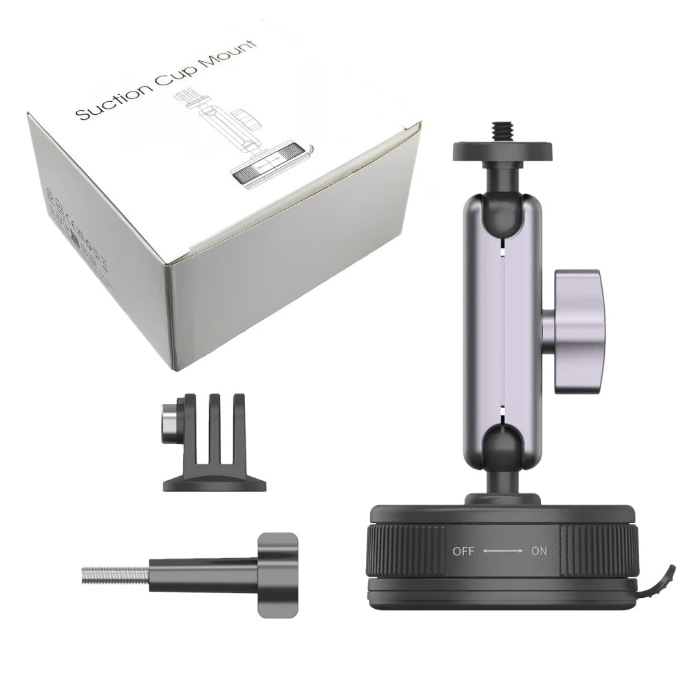 360 Adjustable Suction Cup Camera Car Mount for Insta360 X3 X4 X5 GO Ultra ACE PRO 2 GO 3S Vehicle Windshield Holder Accessories Vue Full Set
